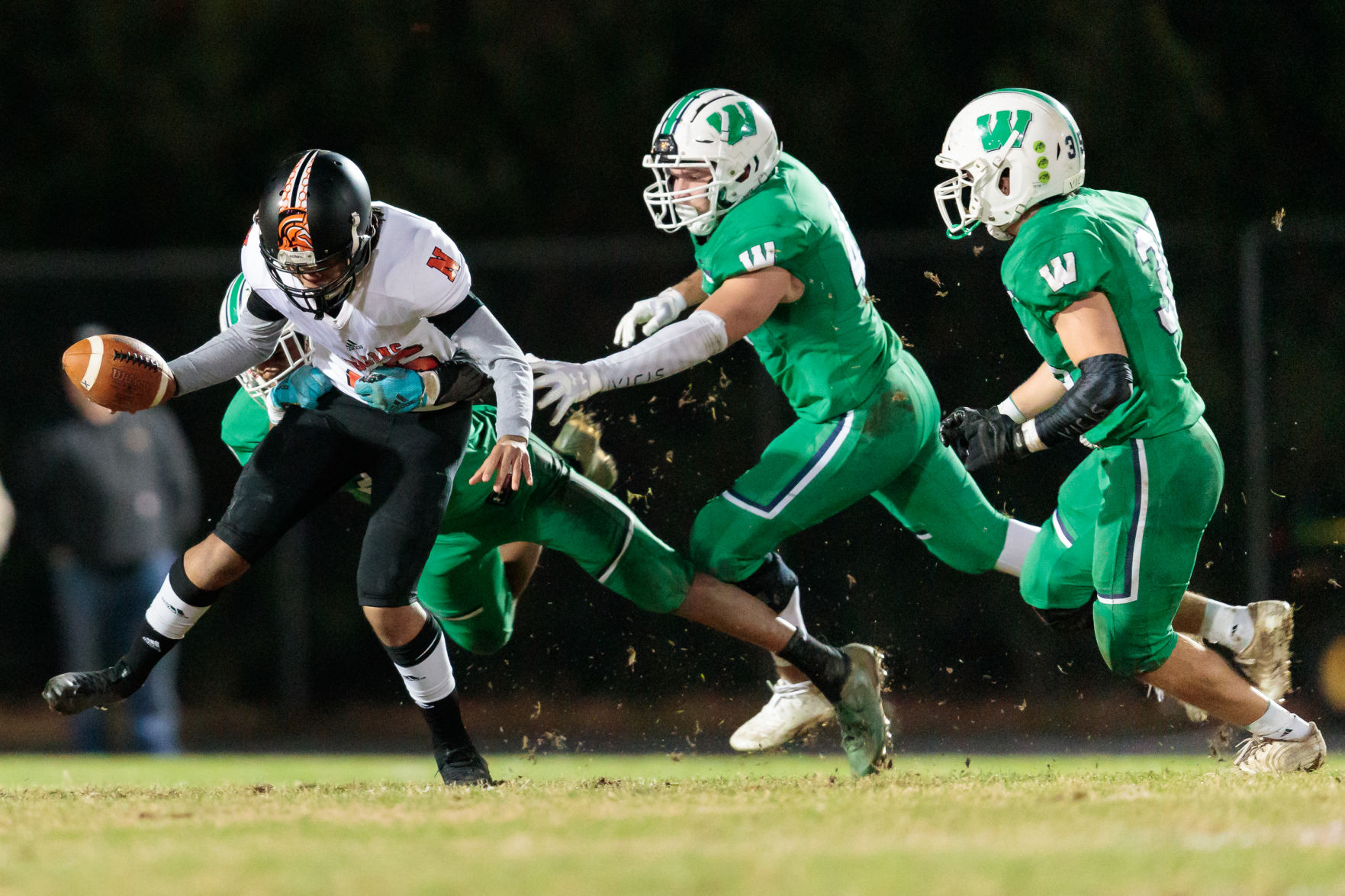 The Northwest Cabarrus Trojans fall to the Weddington Warriors in the third round of the 3AA State playoffs.